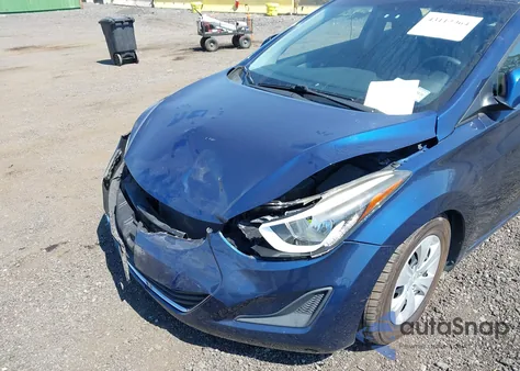 2016 Hyundai Elantra Se из США, поврежденный, VIN 5NPDH4AE0GH747364